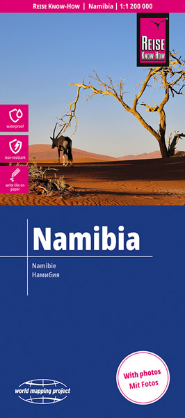 Landkarte Namibia